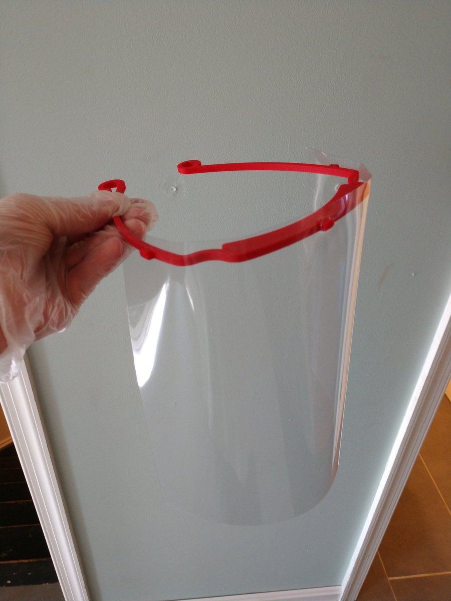 LVHSTechEd's tweet photo. My shipment of clear plastic came in today. I was able to package 30 face shields tonight and will finish a ton more tomorrow. Should be ready to ship by the end of the week. @SRoss_LVHS_Prin @bill_gulgert @MrJones_LVHS @nicolekherndon @LVHS_official @LCPScte https://t.co/VX97WCECfL