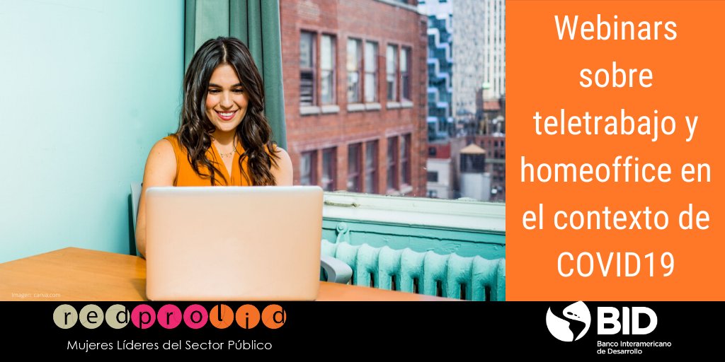 RedPROLID's tweet photo. Si estás trabajando desde tu casa por el contexto de #COVID19 o si tienes ganas de aprender algo nuevo en tu tiempo libre, ¡no te pierdas este hilo con una recopilación de #webinars sobre el #teletrabajo  que no te puedes perder!👇 https://t.co/NfKnRN9jI2
