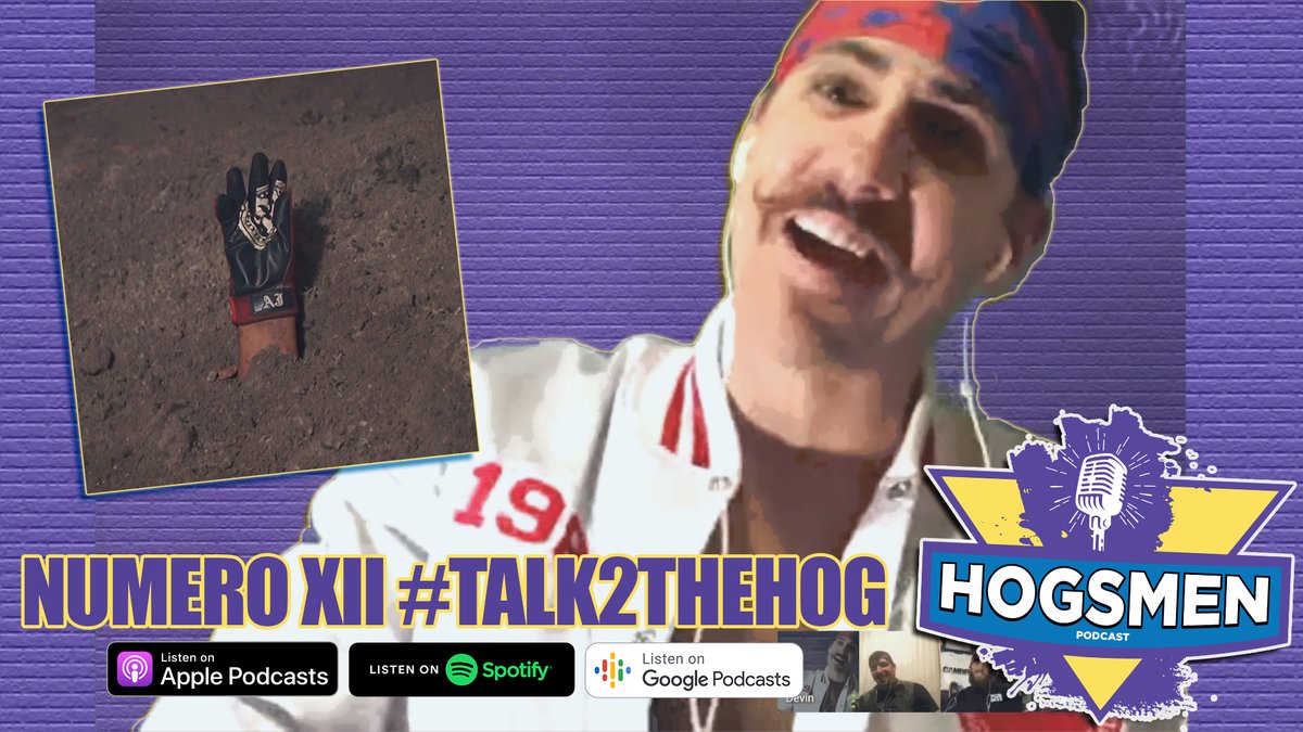 HogsmenPod's tweet photo. Videos from "Numero XII" start rolling out at 5pm tonight on YouTube! Up first: hot takes from @devinsparks + @MikeCamden82 + @SoCalRRedneck on #BoneyardMatch at #Wrestlemania36 #Talk2TheHogg #H4L #T2TH
Set a reminder: https://t.co/FSnzF2X3Np https://t.co/wEH1vXiudu