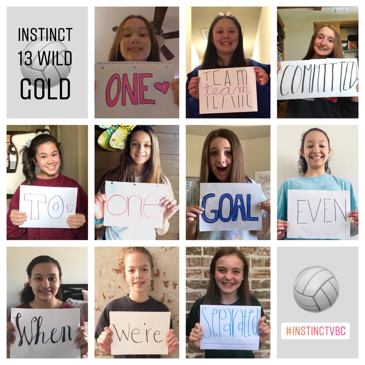 InstinctVBC's tweet image. Our 13WG Coaches,  Cilene and Hannah just finished their weekly zoom meeting session And right after the session was done, they received this cute montage from the girls. 
Thank you! #instinctFAMILY #together #volleyballtogether @instinctvbc