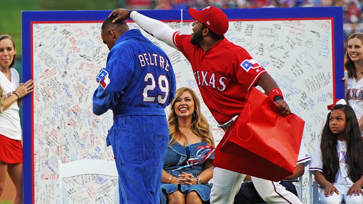 Rangers's tweet photo. Happy Dirk Year to the 🐐! https://t.co/XuktyWgUbk