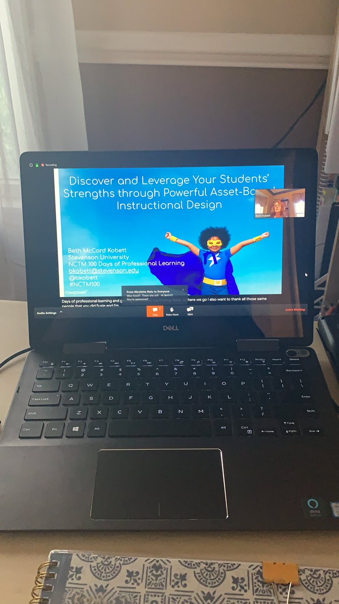 MsHugginsRules's tweet photo. @bkobett Presenting on a Zoom webinar tonight!! Awesome!! https://t.co/8hnMywYByX