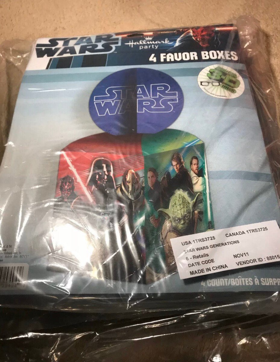 creativelatina6's tweet photo. Excited to share this item from my #etsy shop: Star Wars Generations Movie Kids Birthday Party Treat Loot Favor Boxes Lot of 6/4 each bag https://t.co/JtGq7bMloZ https://t.co/g0X9O3qJFh