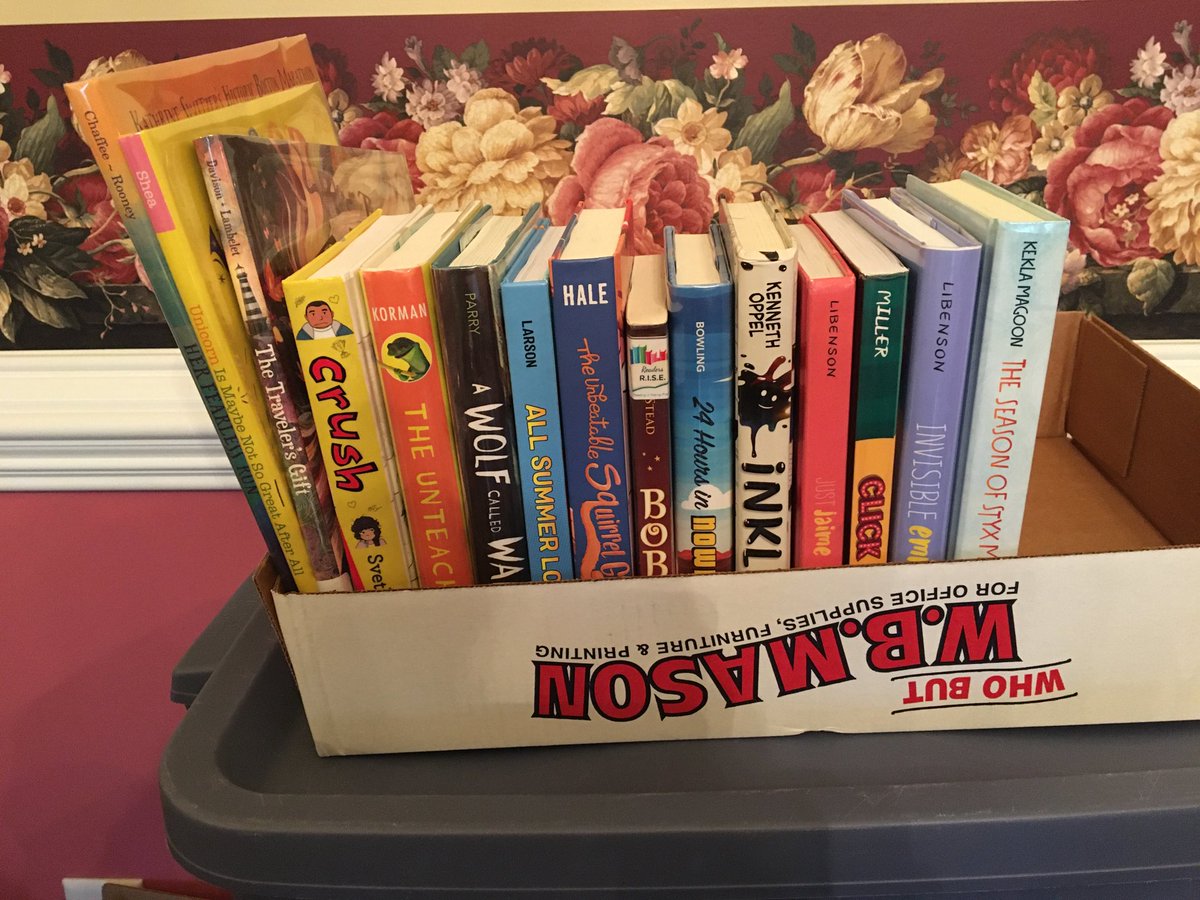 LakesLibrary's tweet photo. My at home bookshelf! ⁦@drpcarpenter⁩ ⁦@ForestLakesElem⁩ ⁦@HCPSlearns⁩ https://t.co/gkfLGjoVhQ
