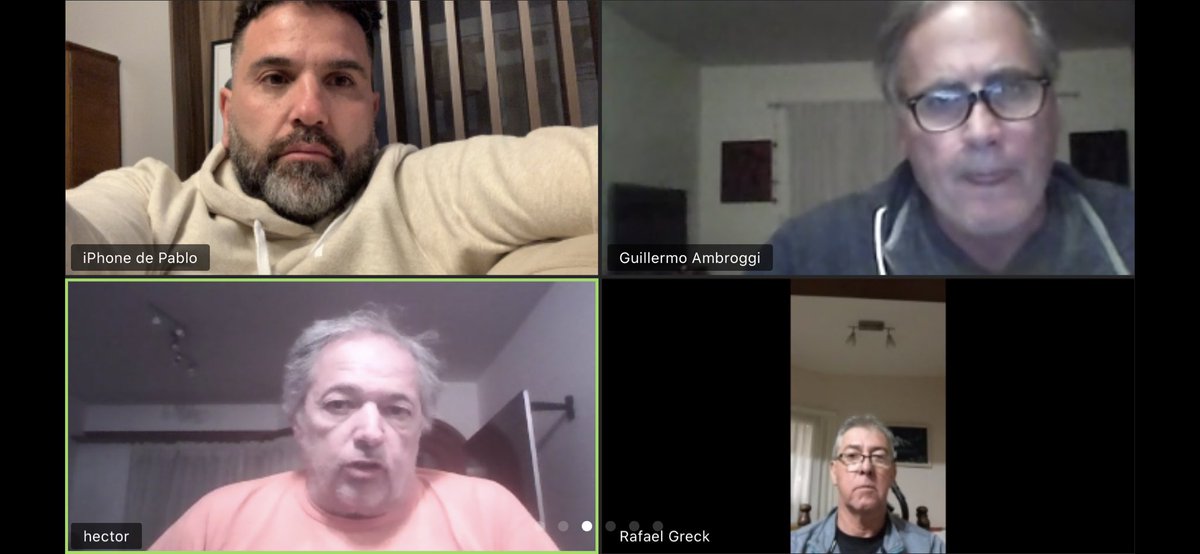 MametPablo's tweet photo. En 40tena seguimos trabajando por videoconferencia con los socios de #RedMetro2 buscando las mejores alternativas p nuestros negocios y p nuestros clientes p cdo todo esto pase.
#Mundo🆚
#QuedateEnCasa
#CoronavirusArgentina https://t.co/Hi80yoSBhj