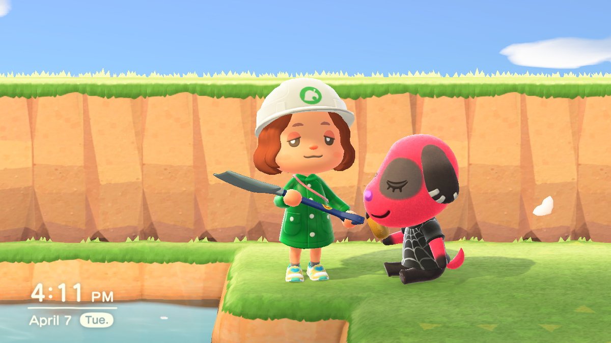 crossingkyu's tweet photo. #AnimalCrossing #ACNH #NintendoSwitch when are you going to wake i have work to do https://t.co/9MK1Tj3iWH