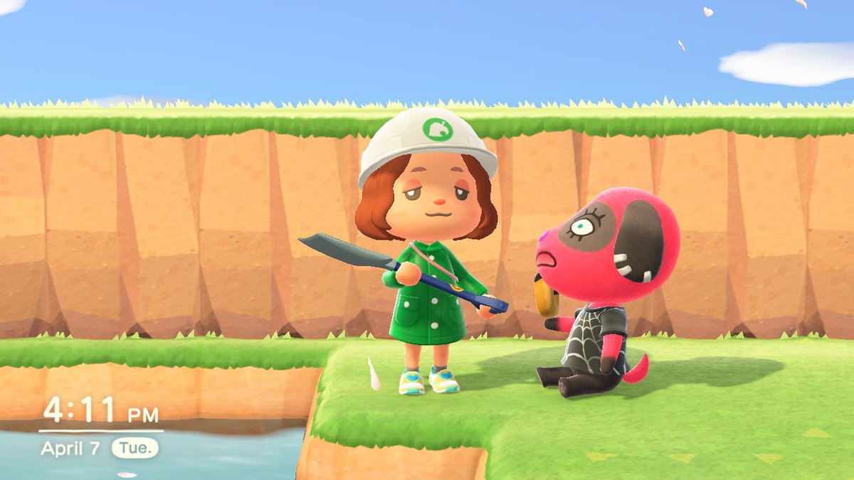 crossingkyu's tweet photo. #AnimalCrossing #ACNH #NintendoSwitch LMAO SHE WOKE UP WHEN I TOOK A PIC https://t.co/3BM9roPa69