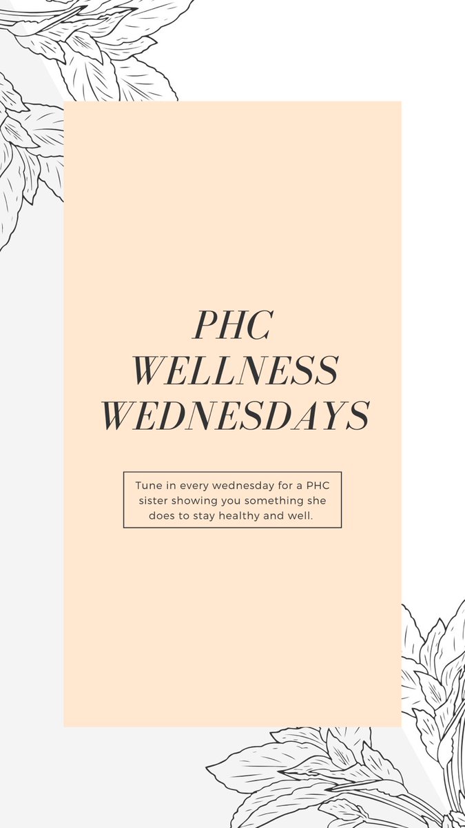 PHC is starting up a program called Wellness Wednesdays. Tune into our Instagram page tomorrow!! ⚡️