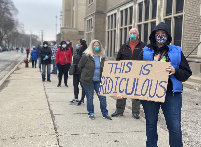 Thousands in Wisconsin are voting at crowded polling places.
 
During a pandemic.

Donning facemasks and risking their health.

It doesn’t have to be this way.

We need to be prepared for easy and secure vote by mail everywhere in November. It’s not negotiable.