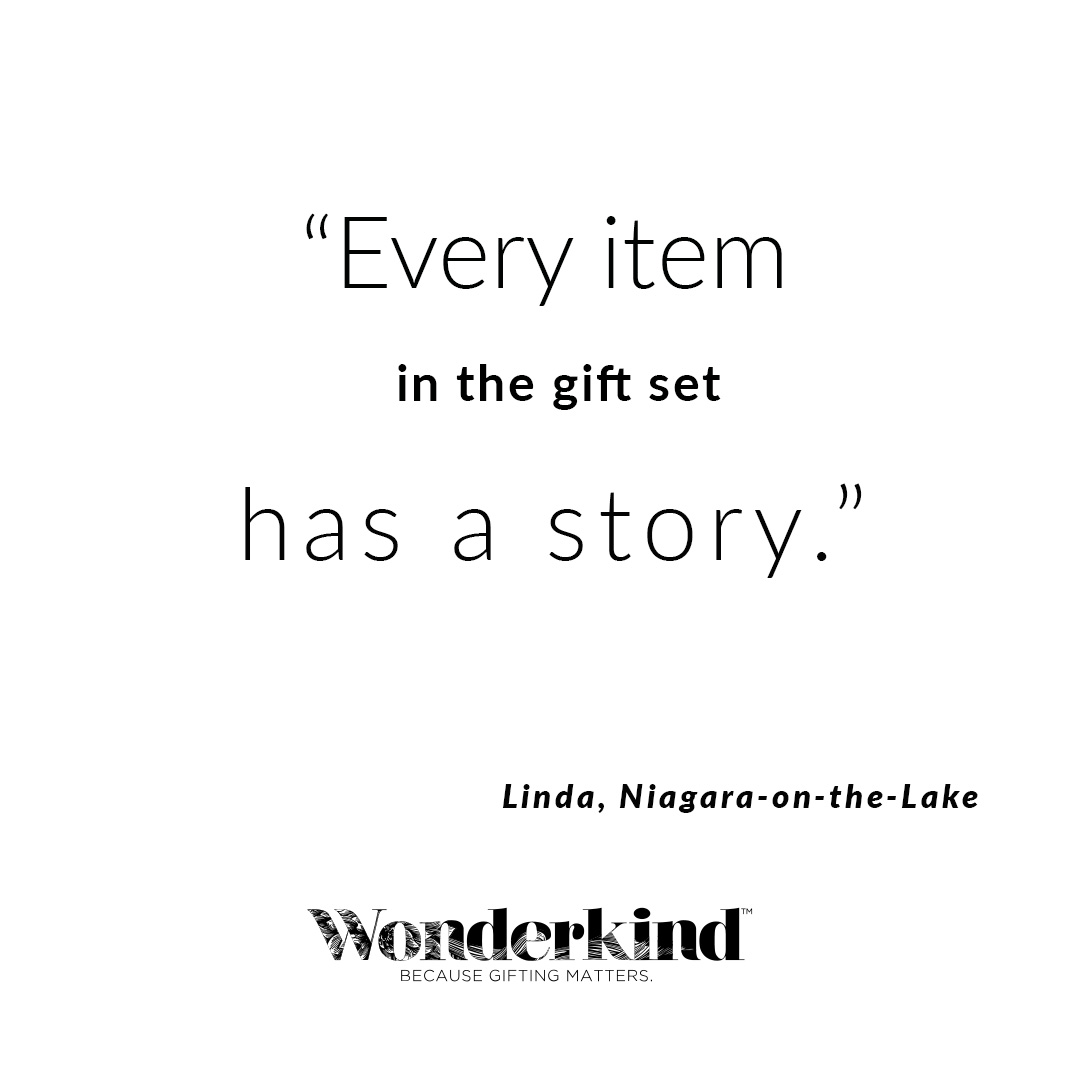 Sending a #gift to a loved one when you are socially distant is the perfect way to make their day. Each item in your #Wonderkind DOES have a story, and it's one definitely worth sharing. 

Thank you, Linda, for sharing your thoughts with us! #testimonialtuesday #spreadwonderkind