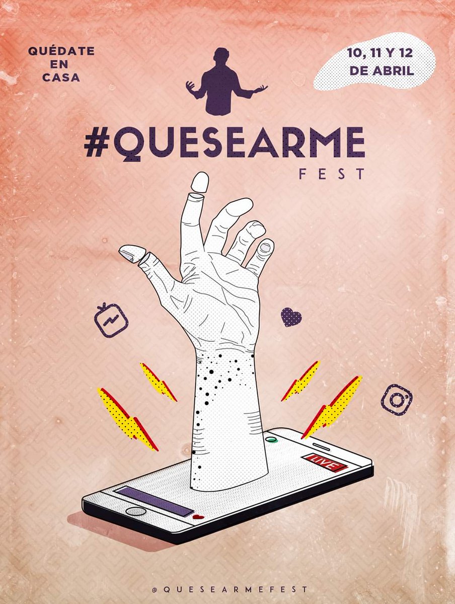 QueSeArmeFest's tweet photo. — #QueSeArmeFANS pensaron que los íbamos a dejar solos ? Regresamos con nueva imagen y muchas sorpresas para ustedes una nueva dinámica y sobre todo muchas ganas llevarles música a sus pantallas... 🤍📜📀🎶 https://t.co/r7on9VKgdj