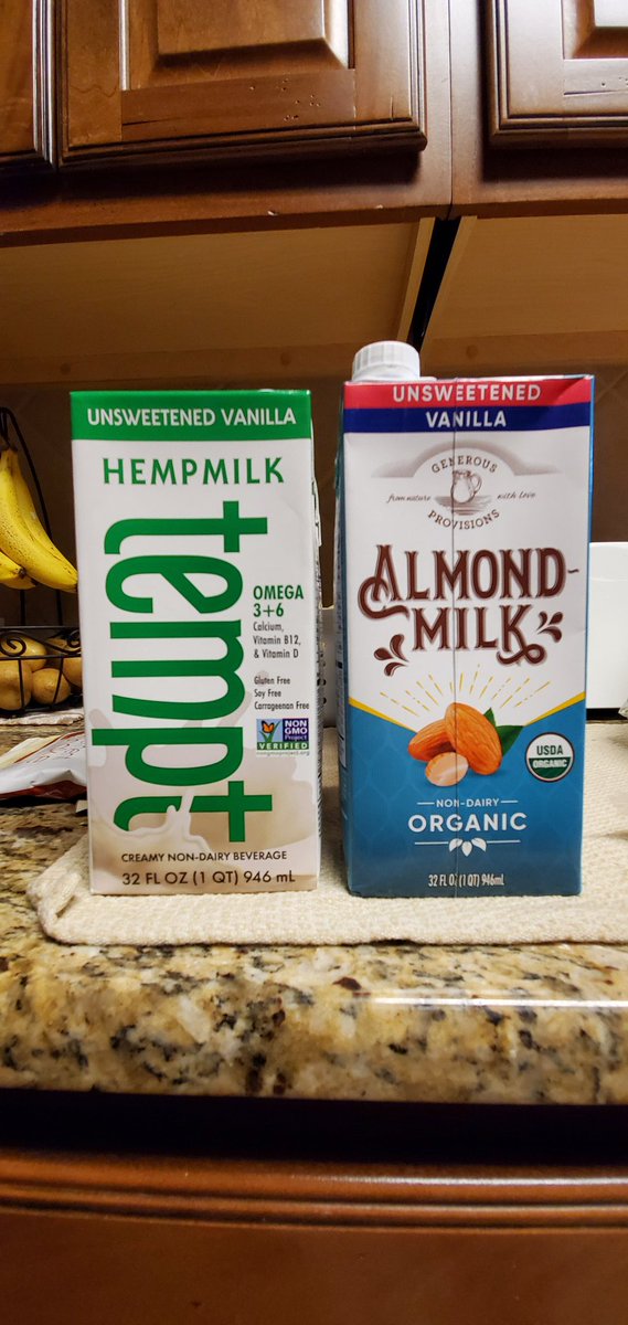 JohnEG78's tweet photo. When @HEB has to substitute, your substitution (with yet, another substitution) when the original item you wanted (@RippleFoods) wasn't initial available.  I subbed in @LoveMySilk but that was subbed for both #generousprovisions and #TemptHemp.  Here's to trying something new! https://t.co/ofrheINH4w