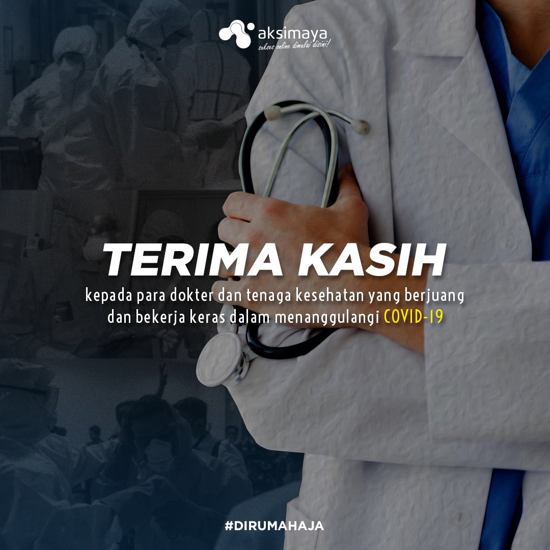 aksimaya's tweet photo. @instagram Untuk semua Dokter, Perawat dan Tenaga Kesehatan di seluruh Dunia. Terima Kasih. 👏❤️👏 
#WorldHealthDay #DiRumahAja #WorkFromHome #Aksimaya #COVID19 https://t.co/PoxrcFWr3O