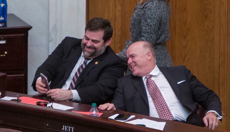 joe_jett's tweet photo. Today my good friend Chris ⁦@RepRichey⁩ announced he was resigning to take a job in Benton. AR was better because he served and  I know I’ll miss his sense of humor. https://t.co/AbXMejS9Oc