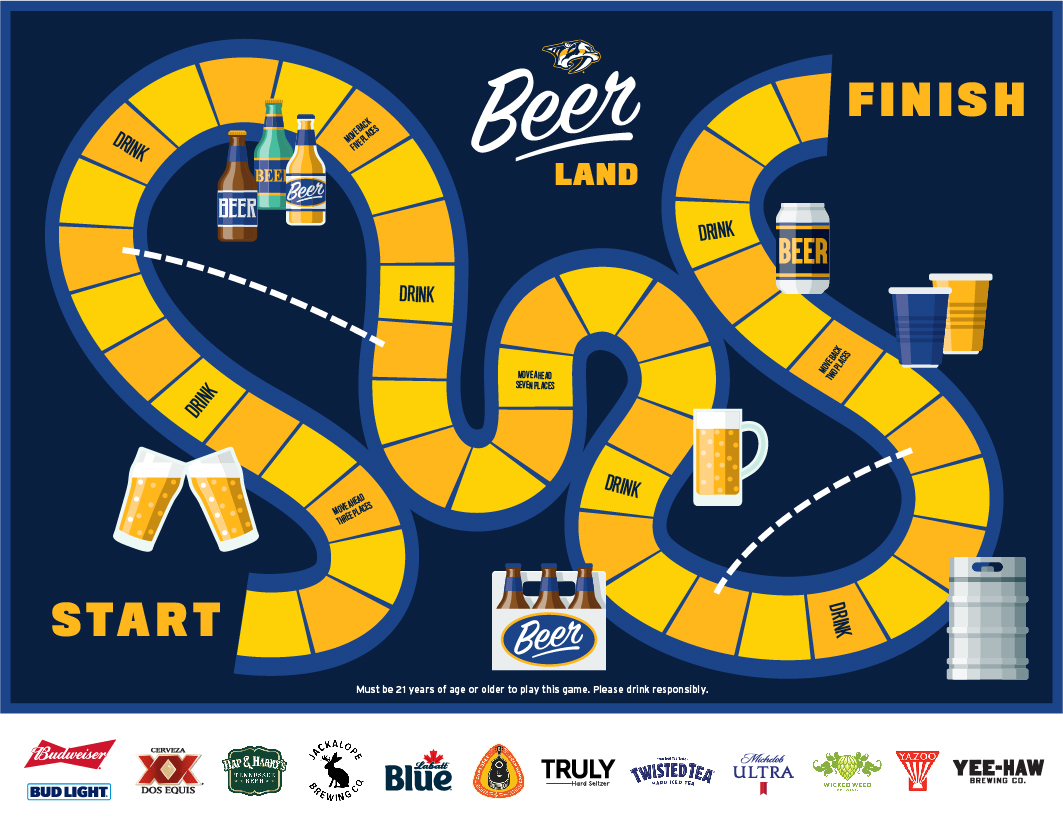 PredsNHL's tweet photo. Happy #NationalBeerDay!

Here's a fun game we made (for those 21+)! Please enjoy and drink responsibly. Cheers! 🍻

Download here: https://t.co/xf3Zat1pGl https://t.co/rGWMvC67jV