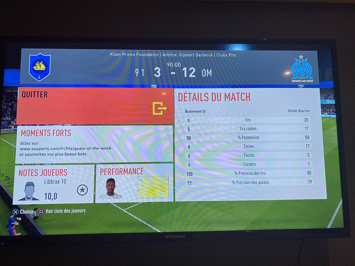 <a href="/Clubpro14/">Club pro La Zone</a> Victoire 12-3 match retour pour ohhh Karim