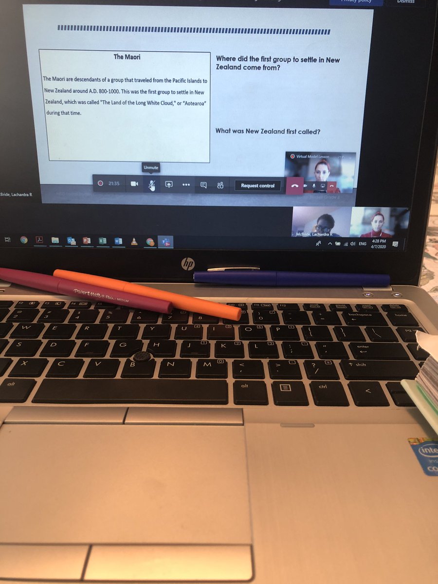 MoniquePendola's tweet photo. Had a great time recording a lesson with @ChardraMc today. We wanted to give our teachers a virtual lesson to reference. Team work makes the dream work! π©βπ« π» #HisdSocialStudies #mastercourselessons https://t.co/0SQMqmuNTz