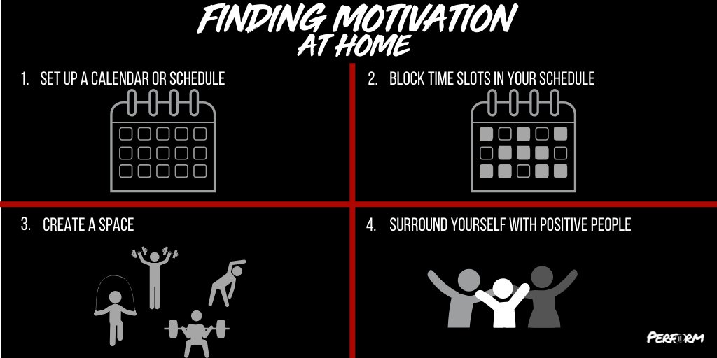 OiPerformance's tweet photo. #TipTuesday: Find Motivation At Home👊
Coach Daly gives us four easy to do steps to find motivation at home during these trying times.
Try these out, be consistent, and don't be afraid to reach out if you need help!
#PurposefullyDriven https://t.co/7ZRbHhiHFY