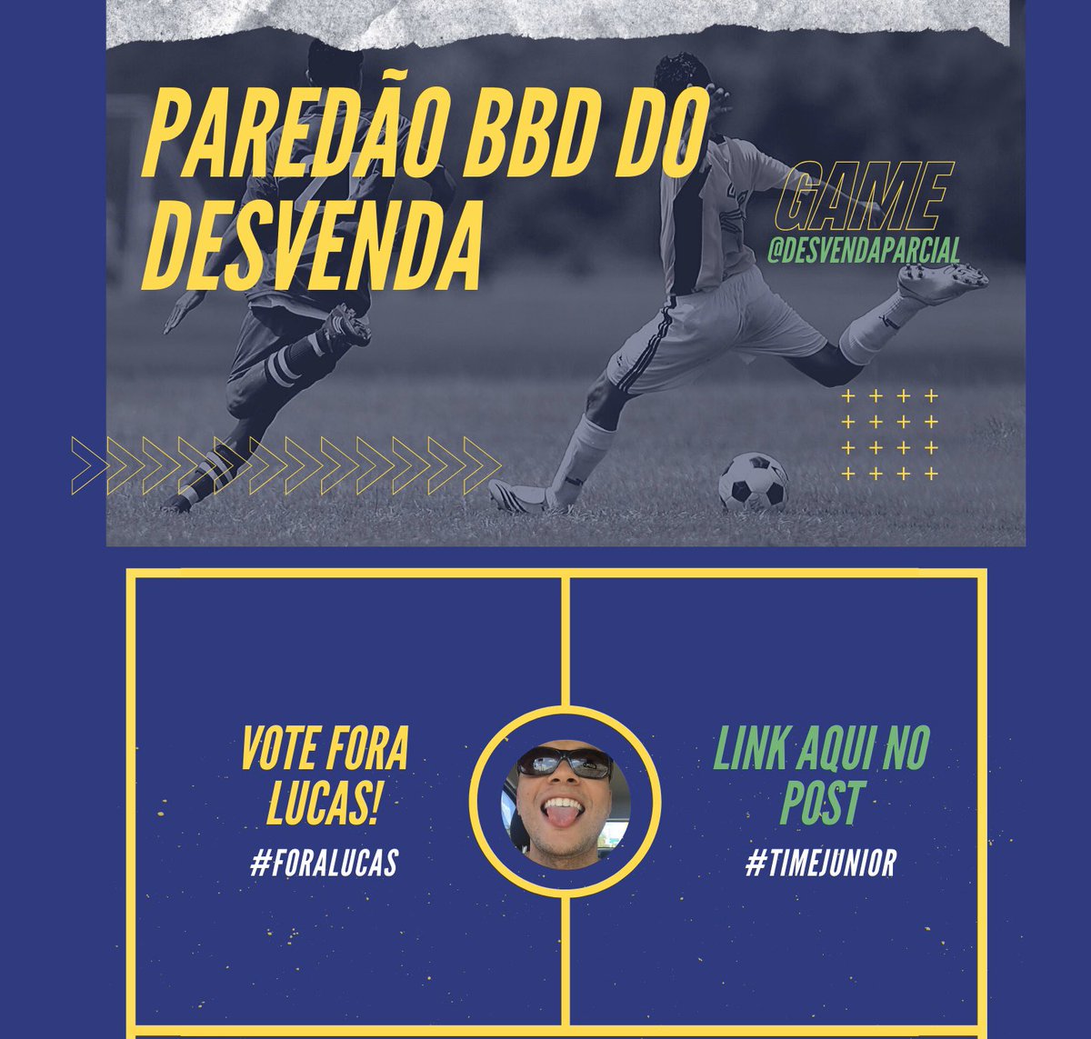 centraljrfontes's tweet photo. Vamos seguir na votação galera! FORA LUCAS #ForaLucas #BBD #TimeJunior ✌🏼
https://t.co/0AHRpllyjS https://t.co/C323VUDtBZ