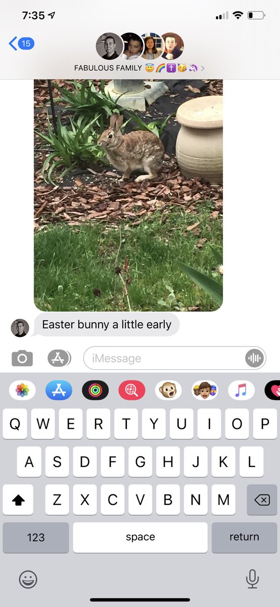eliseanng's tweet photo. marky g too excited for Easter 🐣 https://t.co/ku6zocG4ij