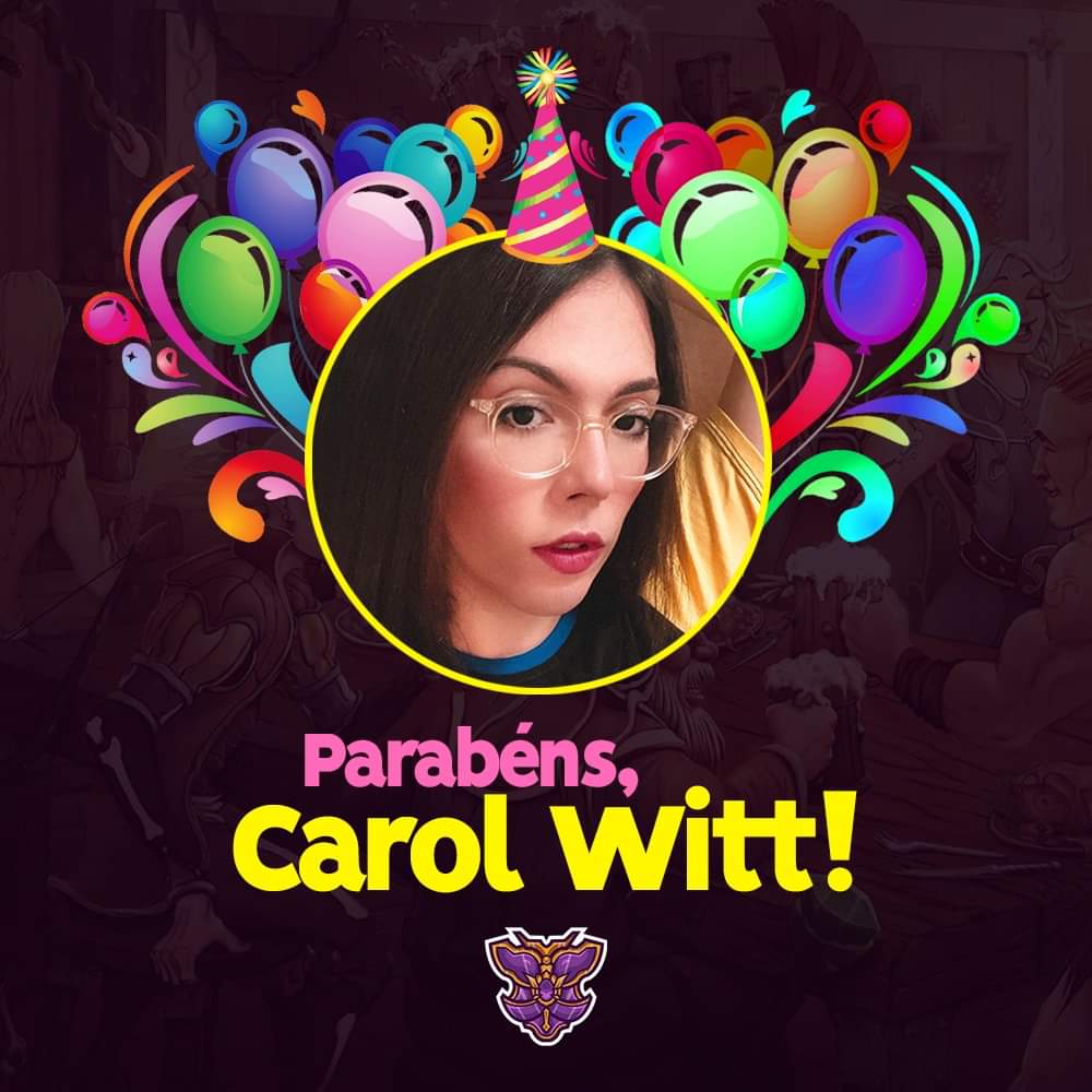 TibiaLifeBR's tweet photo. #TibiaLife 😊Hoje, quem sopra velinhas é a queridona da Carol Witt! Idealizadora e fundadora do Tibia Life, essa senhorita trabalha incansavelmente dia e noite junto à equipe para que possamos sempre trazer o melhor conteúdo pra você, fã do TL ❤️ https://t.co/sRtlib80Rf