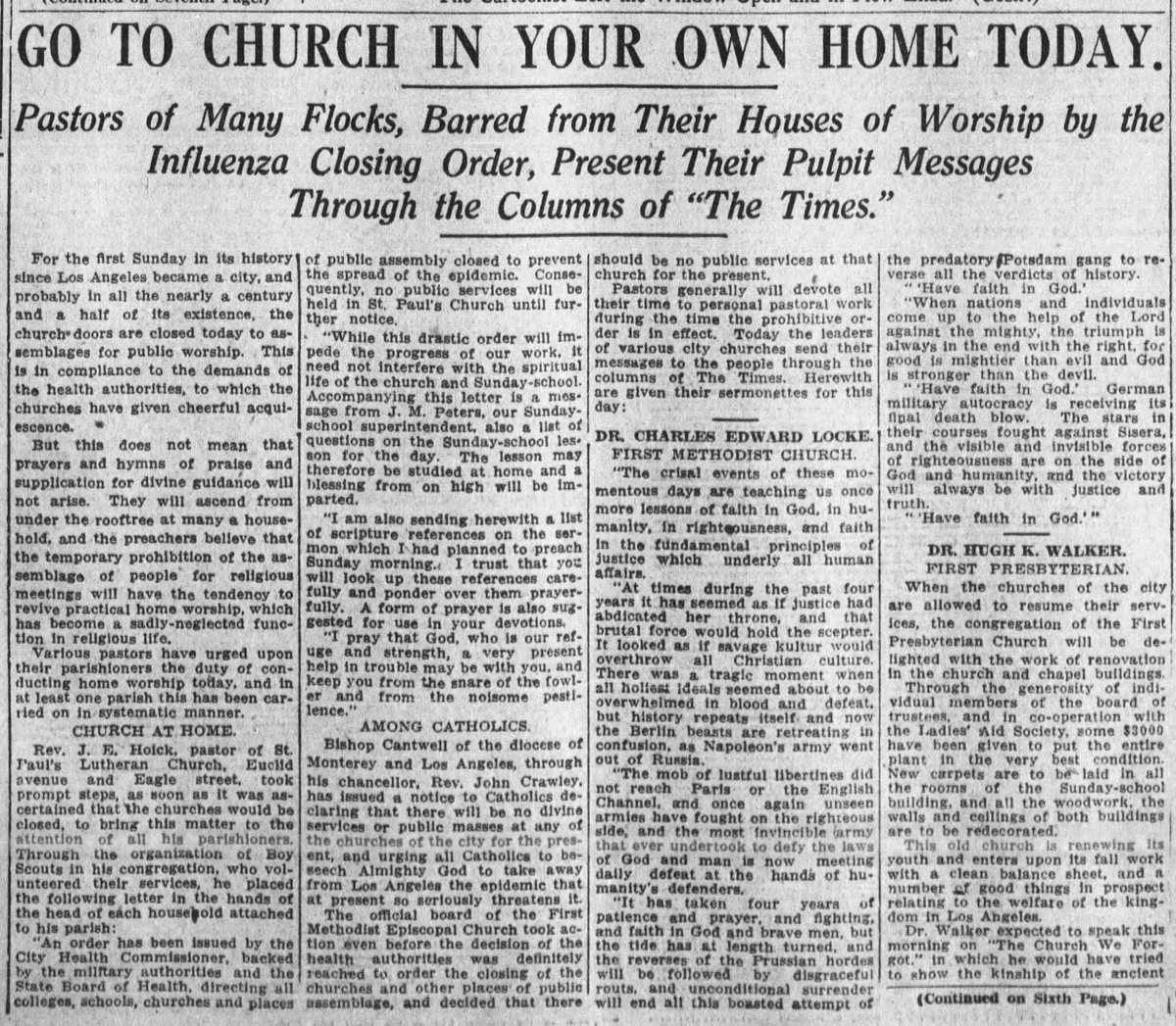LA Times Oct 13, 1918