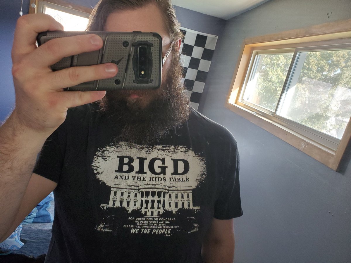 Band shirt 19 is in honor of Wisconsin voters getting out to the polls and still maintaining this new thing called social distancing, try out your voice. Big D and the Kids Table