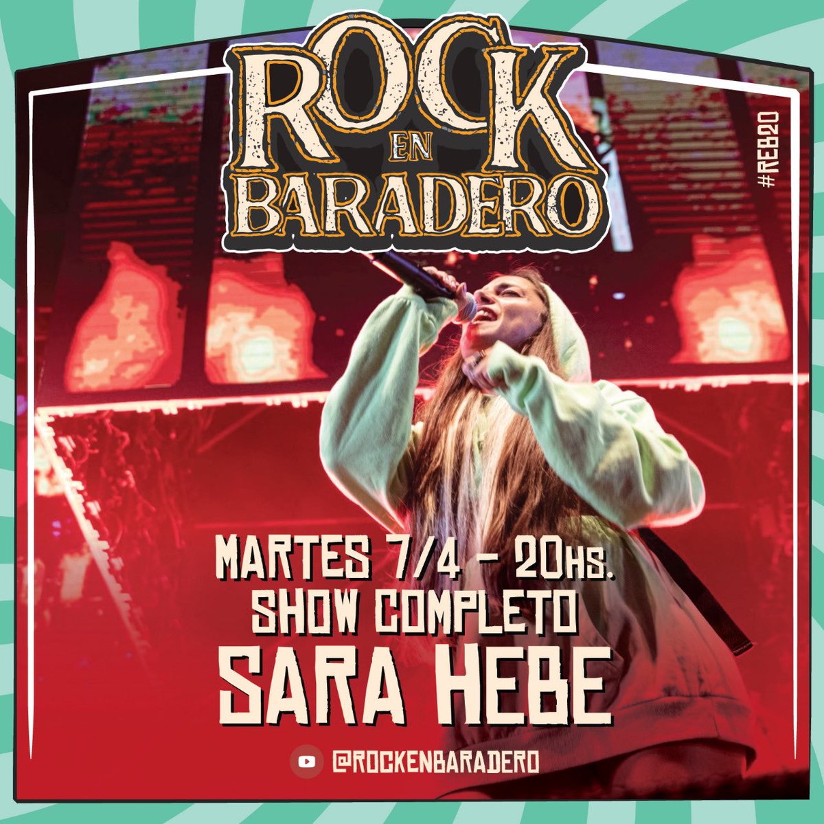 gonnagoprod's tweet photo. A partir de HOY⚡️ podrás ver el show completo de @sarahebeok y @nonpaoficial en #REB20 en su canal de YouTube‼️

https://t.co/fwYq0x8unJ https://t.co/pU4Ud5dwNm