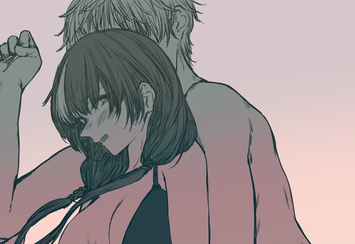 「添い寝です 可愛いね 」|児島領のイラスト