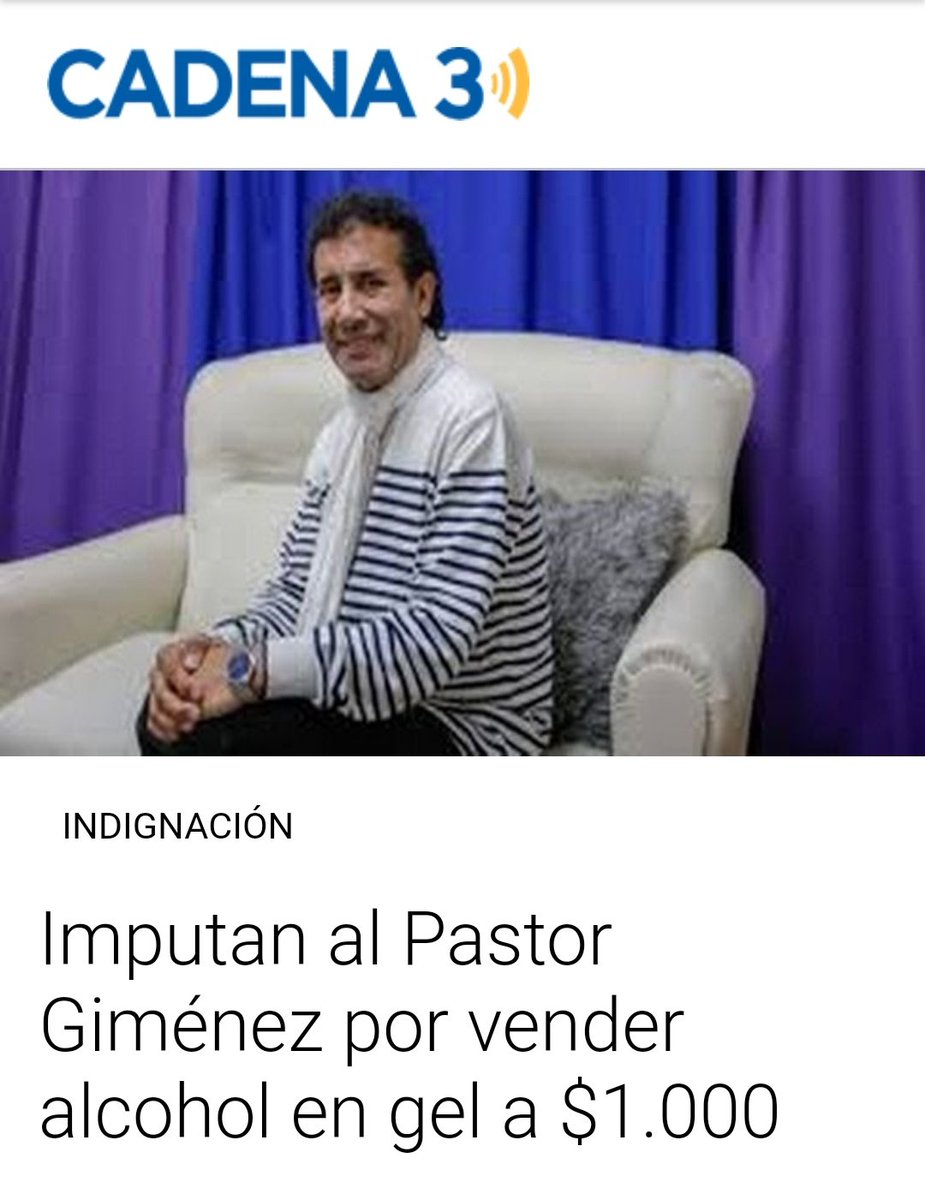 Al Pastor Giménez lo imputaron porque no supo bien a quien venderle