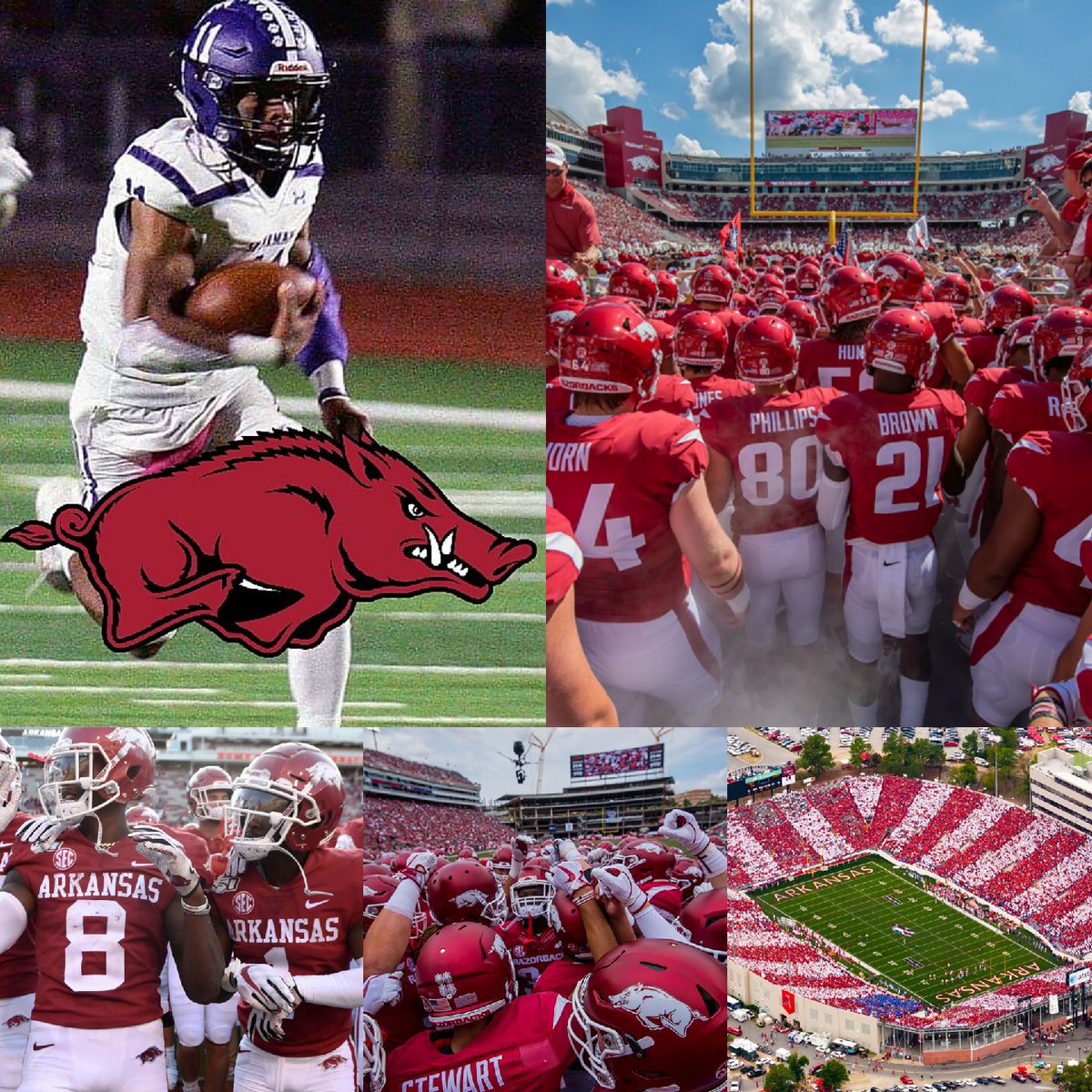 BrenenThompson_'s tweet photo. Blessed and thankful to receive and offer from The University Of Arkansas‼️ @CoachSamPittman @coachjstepp @WittenAaron #WPS https://t.co/Mz7WVVFLLs