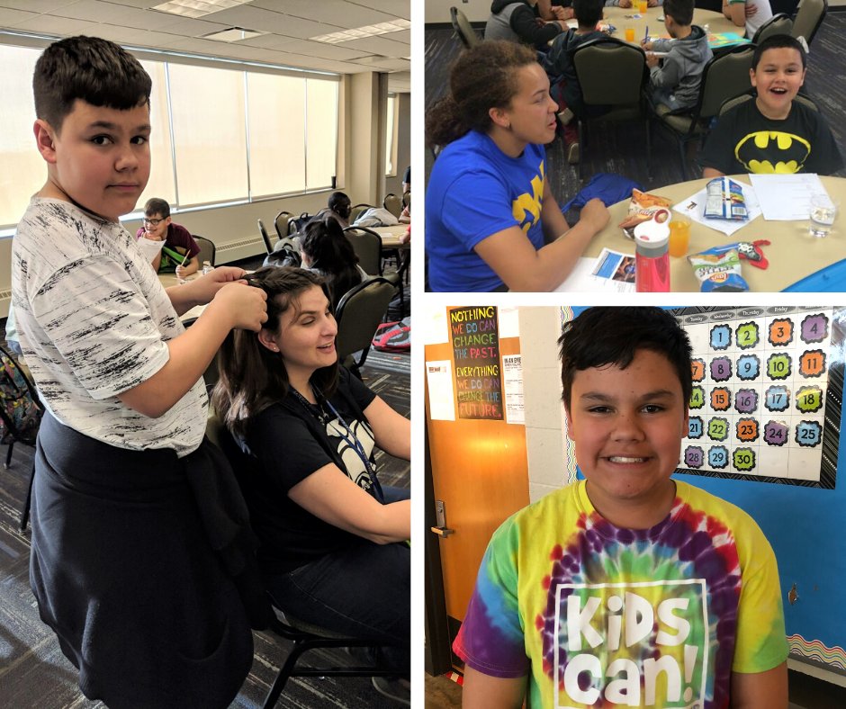 SAVEProgram's tweet photo. #TransformationTuesday
We love looking at how much our students #grow during their time in the #SAVEprogram. Now in his first year of middle school, this SAVE student aspires to be a #hairstylist! ✂️
#supportstudents #connectedcommunity #growdreams https://t.co/9kZVGYANNM