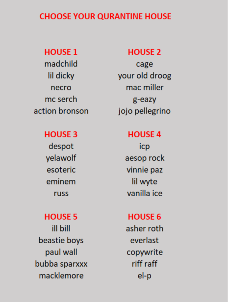 aight, in collaboration with @skinny412, choose your quarantine house