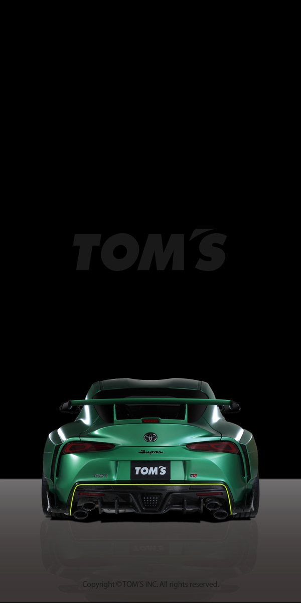 Tom S Racing Official Twitterren 本日の スマホ壁紙 は Tom S Supra ワイドボディとgtウイング の迫力をどうぞ Tomsracing Supra Toyota トムス スープラ 限定99台販売