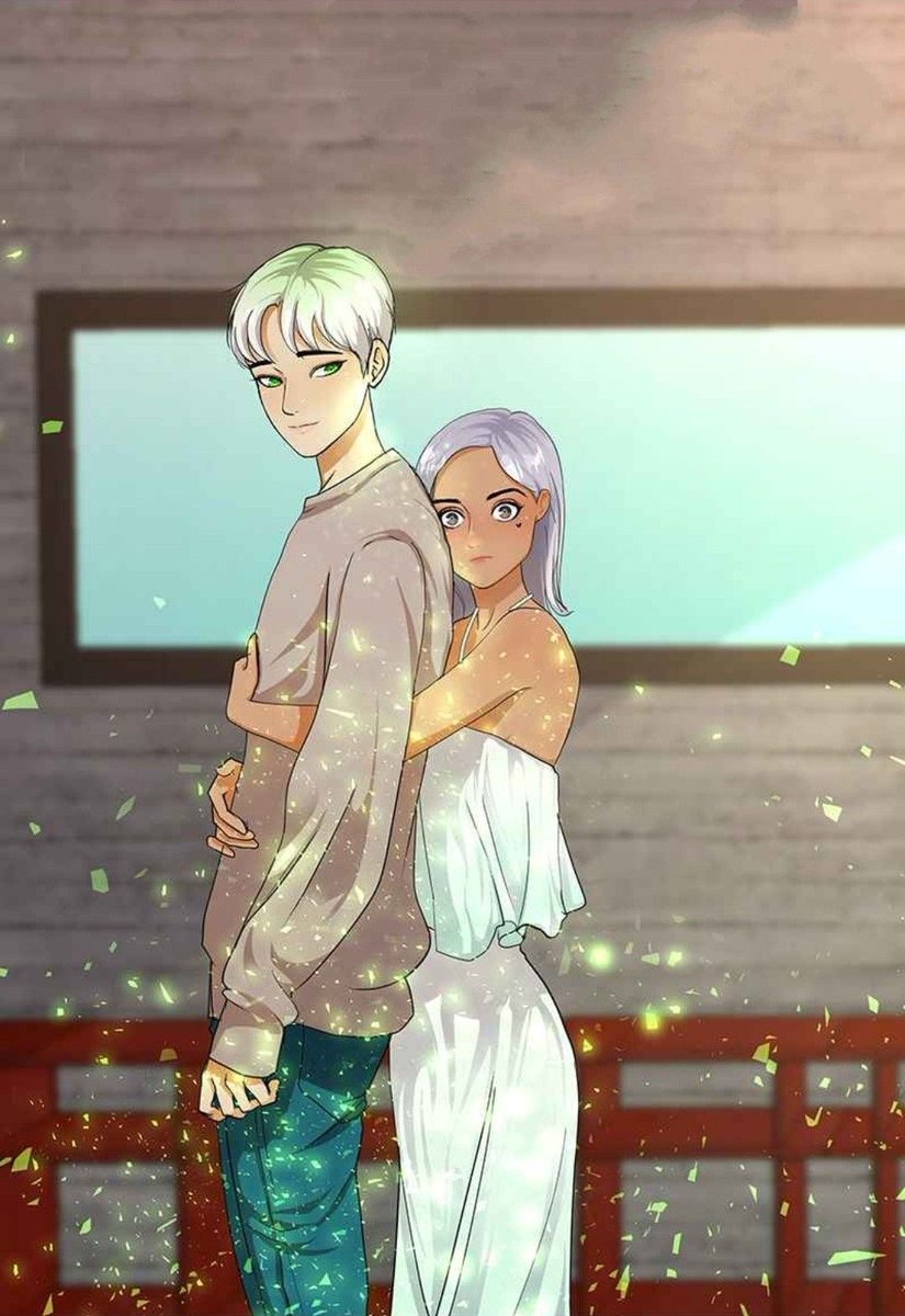  #FreakingRomance by  @SnaiLords is so fucking pretty just LOOK AT THIS SHIT!! LOOK. GOD MY EYES WEEP AT THE BEAUTY. Girl meets beautiful ghost boy who lives in her apartment, hijinks ensure. Plot twist, it's also super queer! Bi leads ftw  https://www.webtoons.com/en/romance/freaking-romance/list?title_no=1467