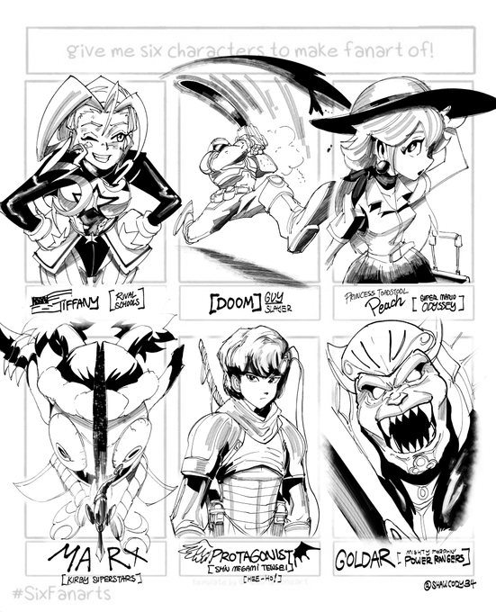 #SixFanarts 