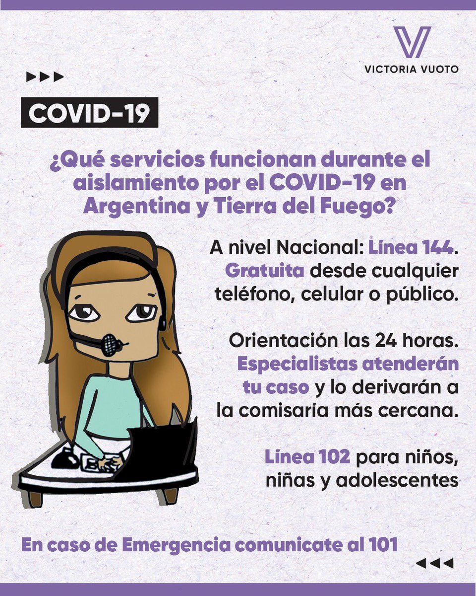 VictoriaVuoto's tweet photo. Si sos víctima de violencia de género o violencia familiar, podes pedir ayuda. 
Compartimos con vos todos los números de teléfono a los que podes comunicarte si estás en peligro o si conoces a alguien que necesite ayuda.
#NoEstasSola
#NoEstasSolo #NosCuidamosEntreTodos https://t.co/70gsPtqcOE