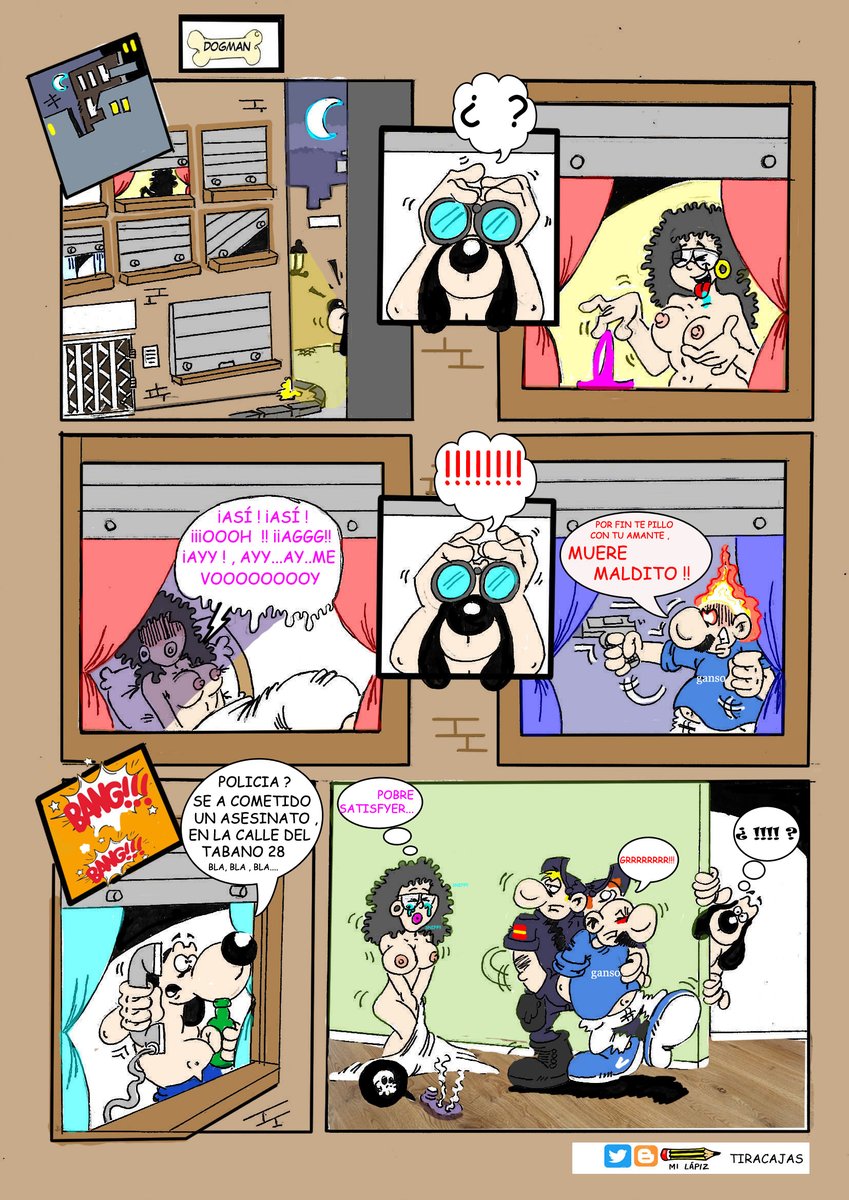 PARODIA DE LA PELICULA (LA VENTANA  INDISCRETA DE HITCHCOK