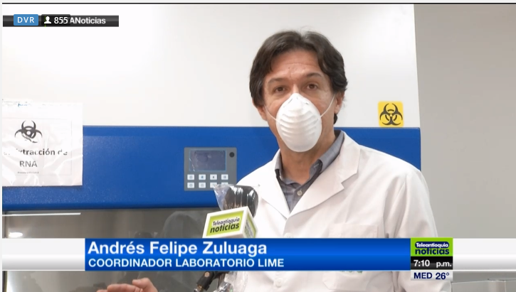 Medicina_UdeA's tweet photo. Cuatro laboratorios de la @UdeA recibieron aval para realizar pruebas diagnósticas de #COVID19, tres de ellos de nuestra Facultad: LIME, Inmunovirología y Pecet, que se espera inicien esta semana. Nuestro profesor @mdfarmacologo así lo cuenta #AEstaHora para @Teleantioquia 👇 https://t.co/4ZMYttlMyl
