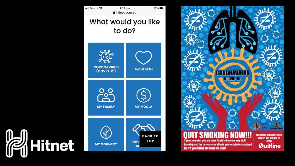 See our latest newsletter, 'bridging the digital divide during times of crisis' - mailchi.mp/a179ef72a706/h…. As remote Indigenous communities are going into lock down we have a unique channel available to distribute vital #COVID-19 information to the #HitnetHubs. #digitalinclusion