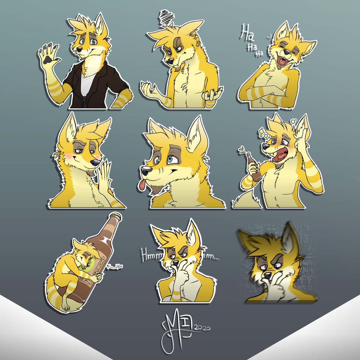 MissIndigton's tweet photo. Hehe, little telegram stickers pack someone commissioned me recently ^ ^ what do you think of these ^ ~^
.
.
.
#furryart #furry #art #furryartist #furryfandom #digitalartist #digitaldrawing #fox #anthropomorphic #anthro #telegramstickers #telegram #stickers #commissionsopen https://t.co/4BPtgc6Edz