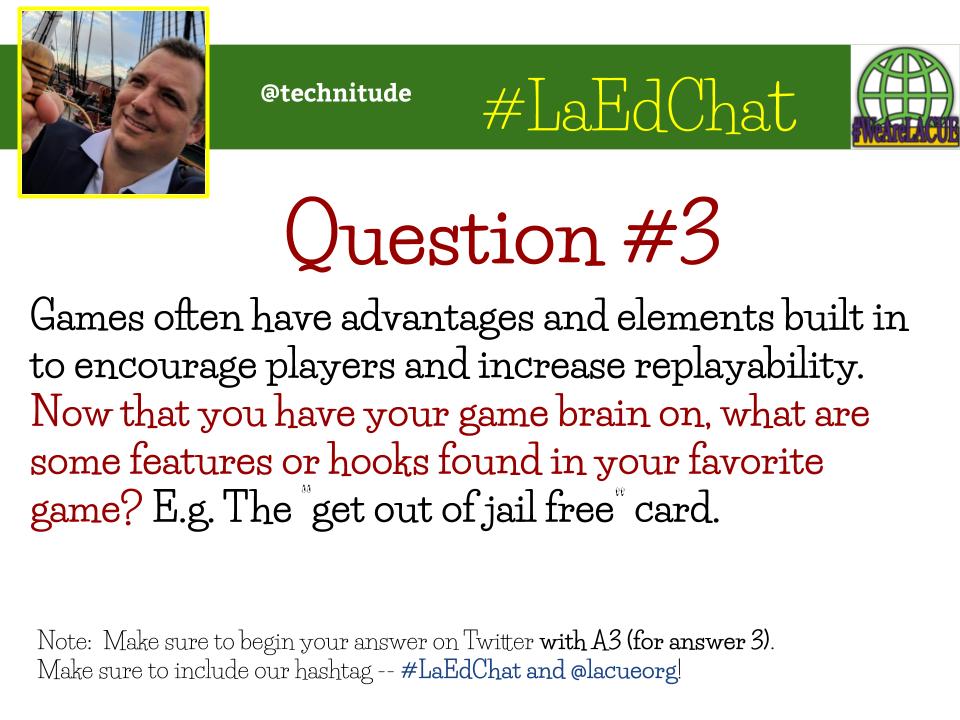 No acronyms on this one! #LaEdChat <a href="/lacueorg/">LACUE</a>