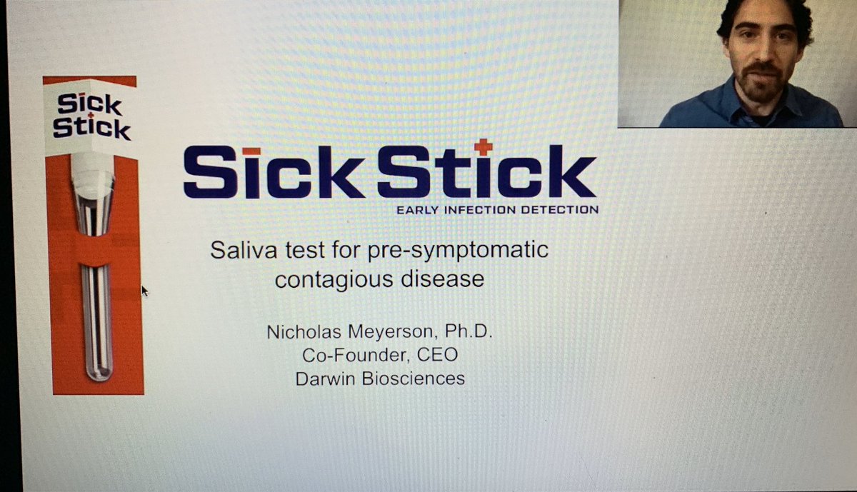 adrianafreitas's tweet photo. Now #SickStick Saliva test for pre-symptomatic contagious disease
#militar use and #COVID19 use
#NVC12 @CUBoulder @InnovateCUBldr https://t.co/qfcrDLISB4