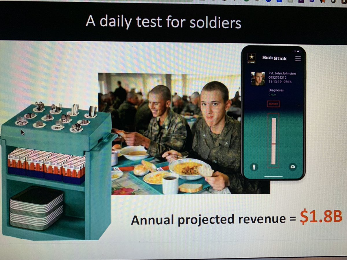 adrianafreitas's tweet photo. Now #SickStick Saliva test for pre-symptomatic contagious disease
#militar use and #COVID19 use
#NVC12 @CUBoulder @InnovateCUBldr https://t.co/qfcrDLISB4