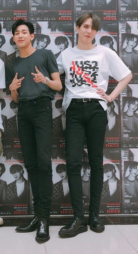 yugyeom and bambam being 80% leg: a thread  #GOT7  @GOT7Official