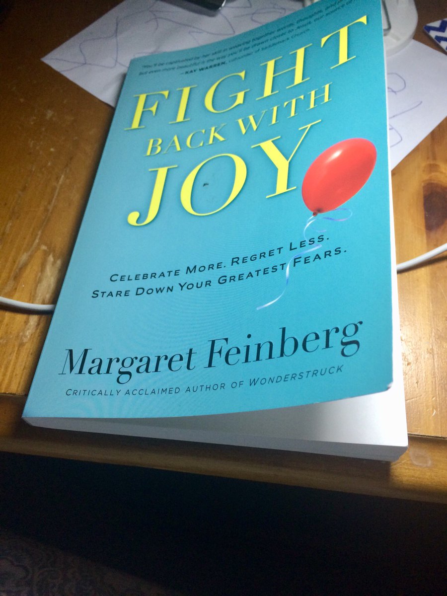 AmberP2433's tweet photo. My aunt shared this book with me months ago, but I haven’t had time to just read. Now with being quarantined I have just finished this book by @mafeinberg! As a fellow young BC Survivor I fully connected with your story. May God continue to bless you! #fightbackwithjoy https://t.co/NNubFP8ouA