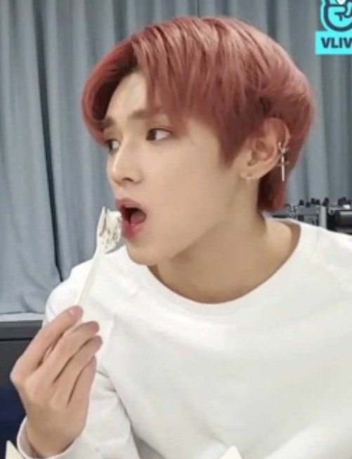 funny thing is that taeyong is sweeter than the dessert he's eating 