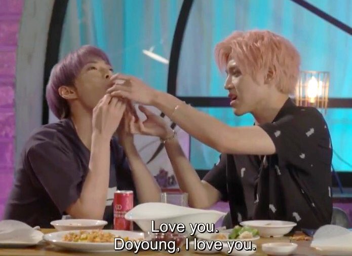 bonus : taeyong feeding doyoung ♡