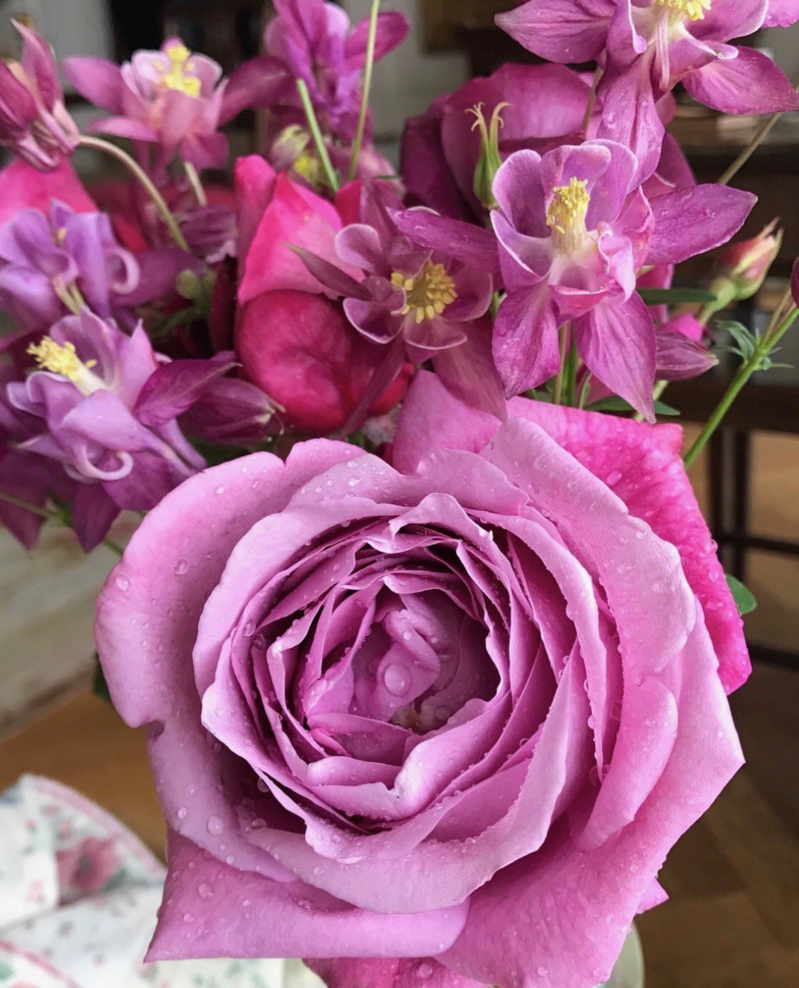 Raindrops Falling On Roses