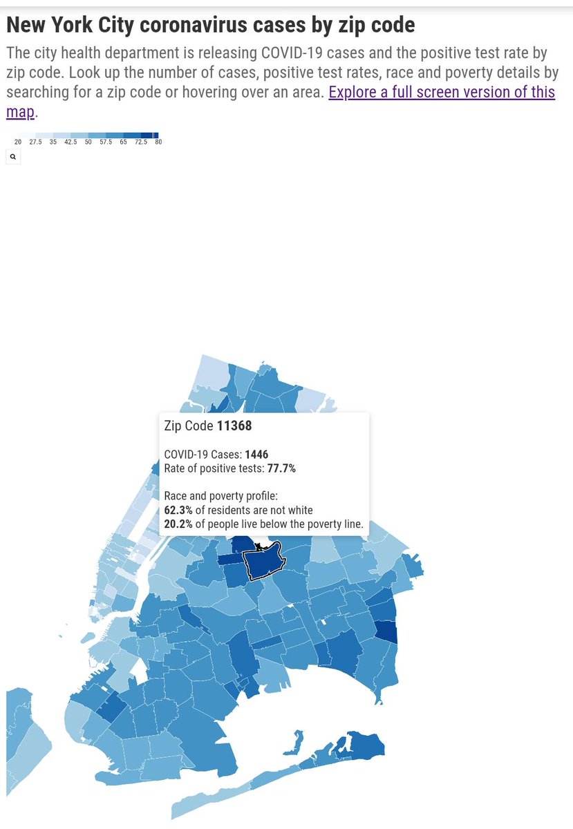 wsmk123 on Twitter "So most Covid19+ cases (1446) in NYC and most